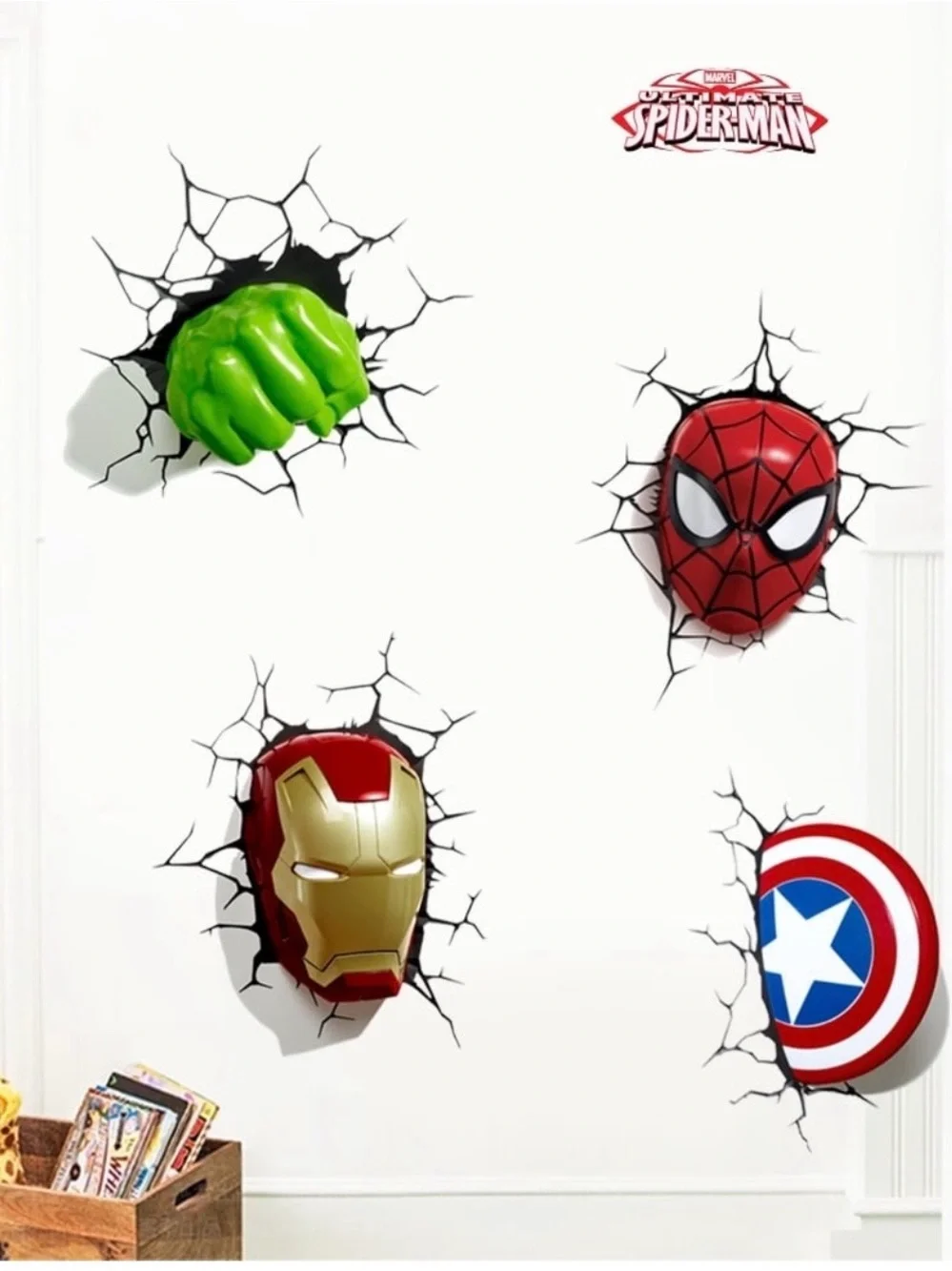 Marvel Green Hulk Fist 3D Wall Decor Lighting
